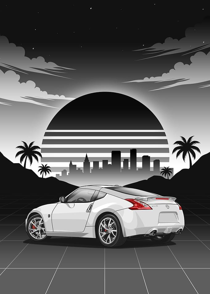 White Nissan 370Z 2013