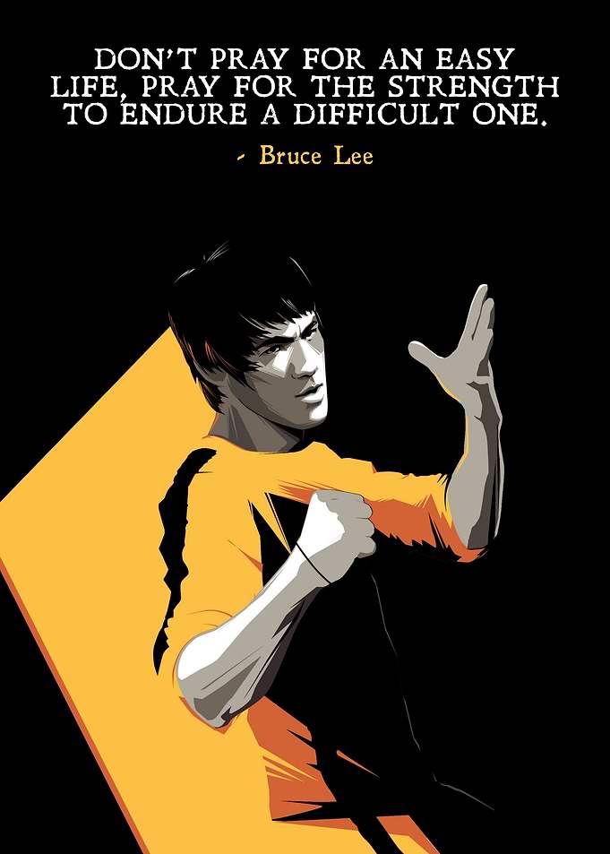 Bruce Lee Inspirational Quote