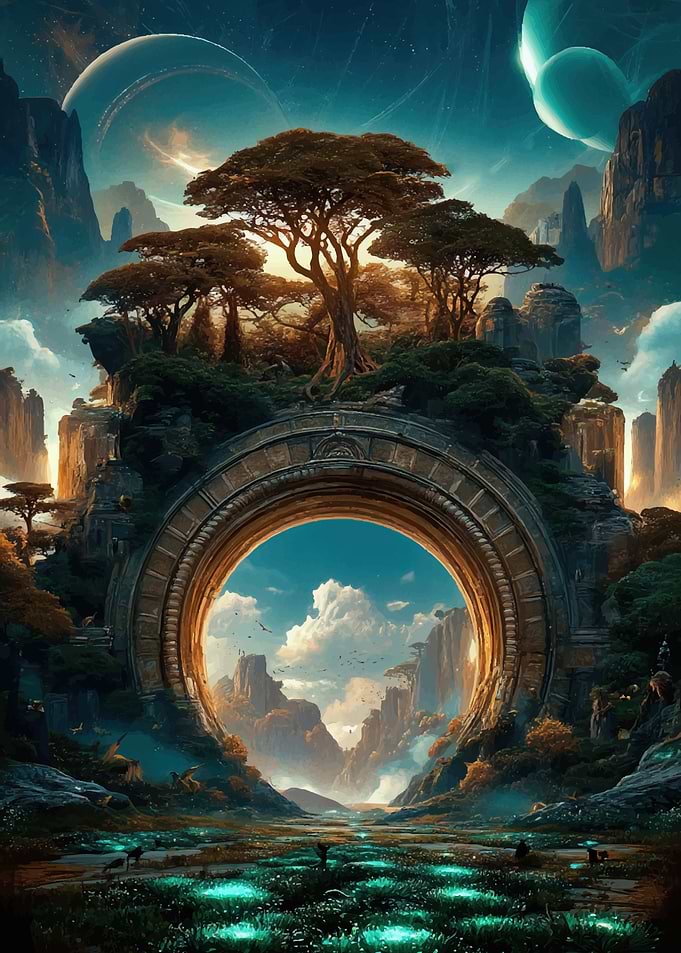 Fantasy Portal Landscape