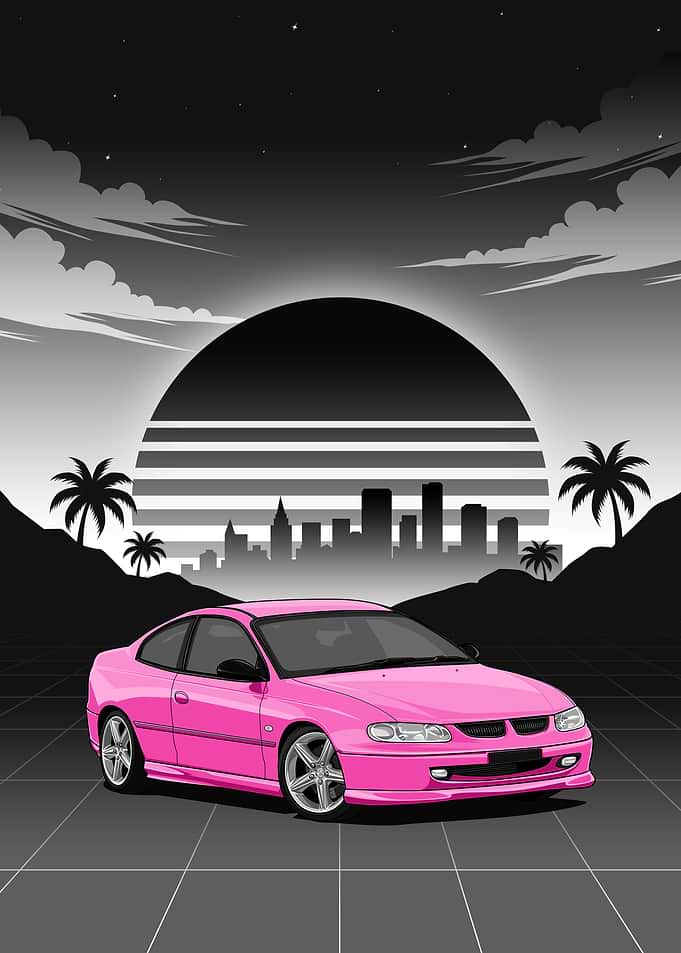 Pink Holden Coupe Concept 1998