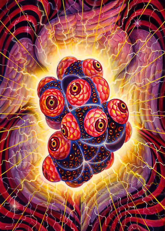 Surreal Eyeball Cluster with Cosmic Energy