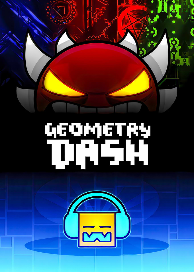 Geometry Dash Game Art