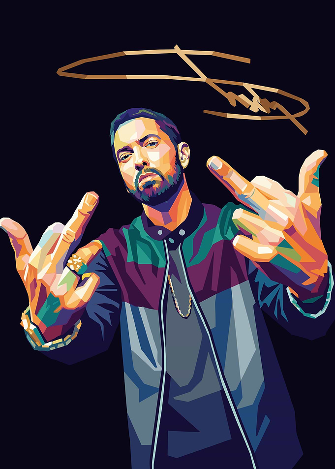 Eminem Pop Art Portrait