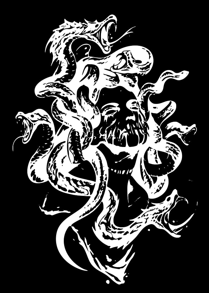 Medusa with Snakes
