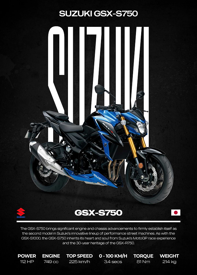 Suzuki GSX-S750 Motorcycle