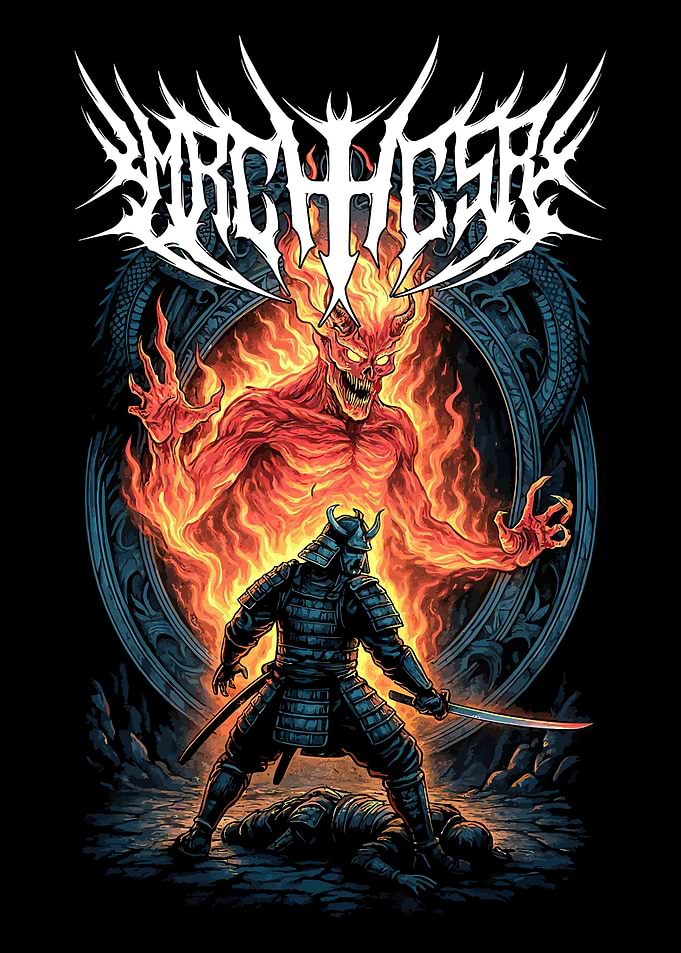 Samurai vs. Fire Demon
