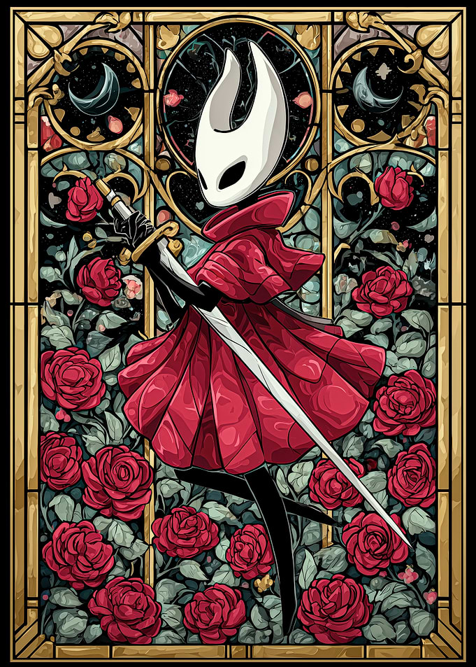 Hornet with Sword and Roses
