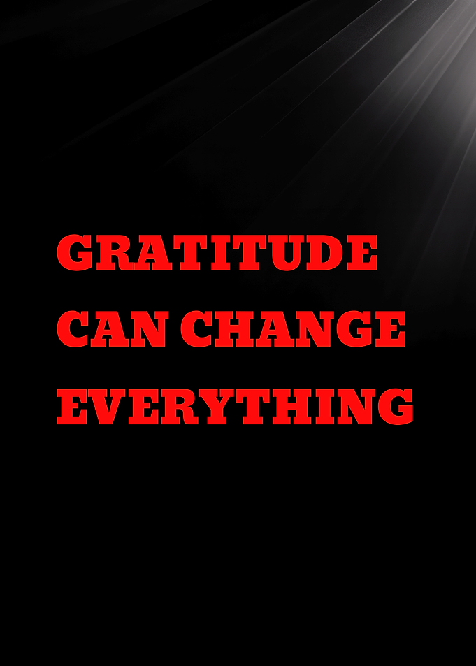 Gratitude Can Change Everything Text Art