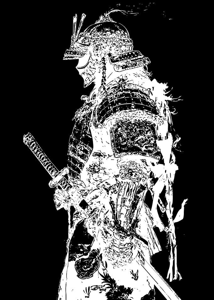 Samurai Warrior with Katana