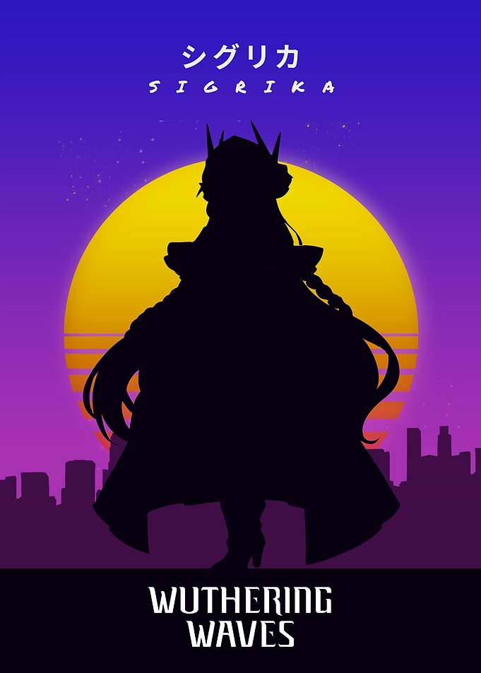 Sigrika Wuthering Waves Silhouette