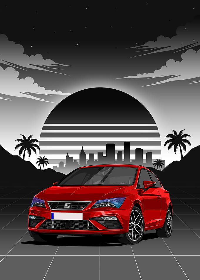 Red Seat Leon SC