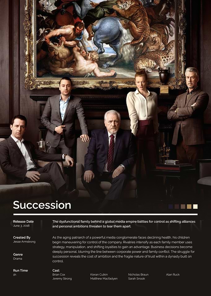 Succession TV Show Poster