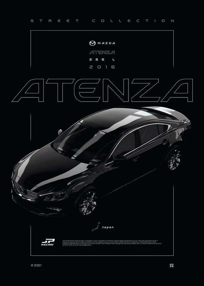 Mazda Atenza 25S L 2016 Black Series