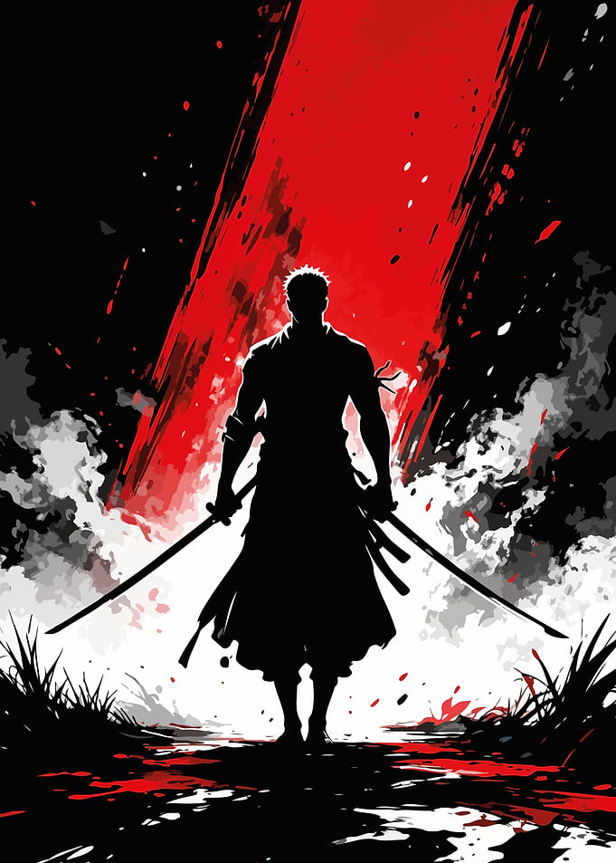 Samurai Warrior with 2 Swords