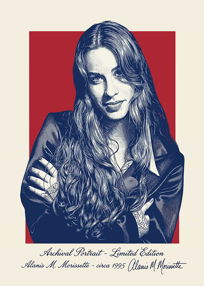 Alanis Morissette Archival Portrait