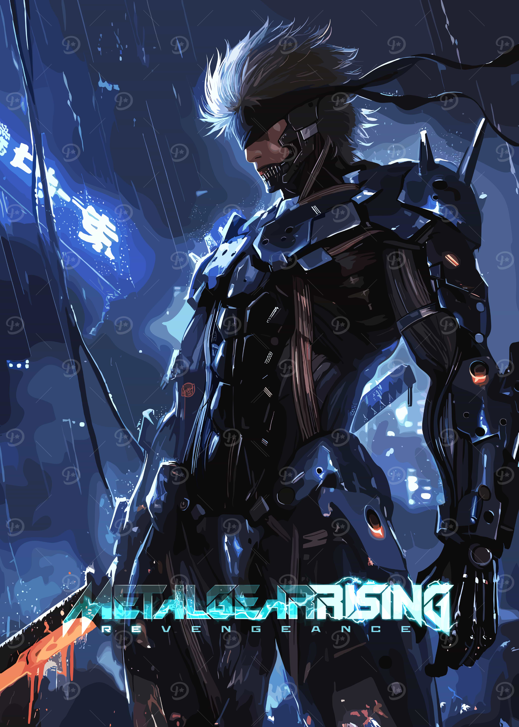 Metal gear rising Posters Online - Shop Unique Metal Prints