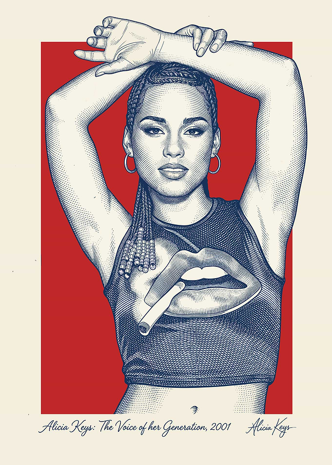 Alicia Keys Portrait