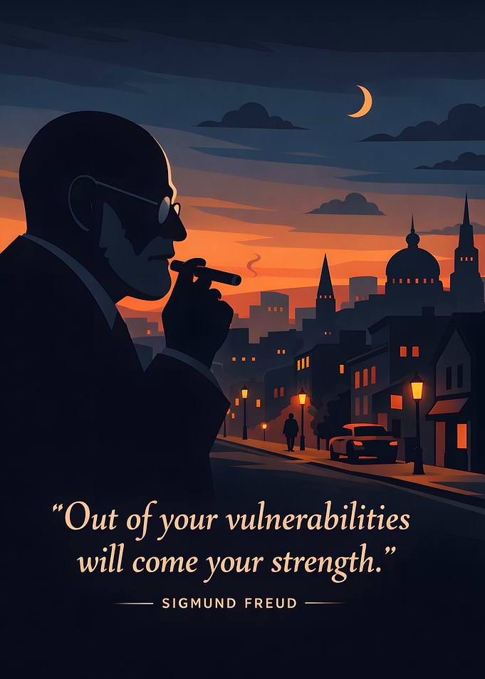 Sigmund Freud Quote on Strength