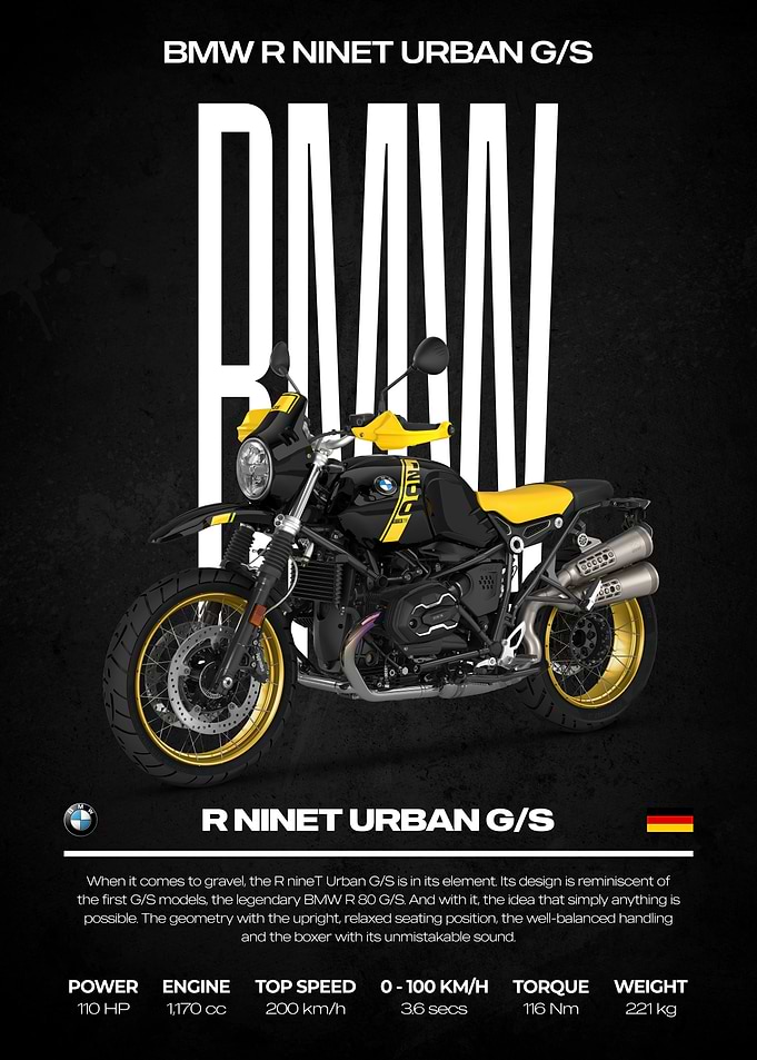 BMW R nineT Urban G/S Motorcycle