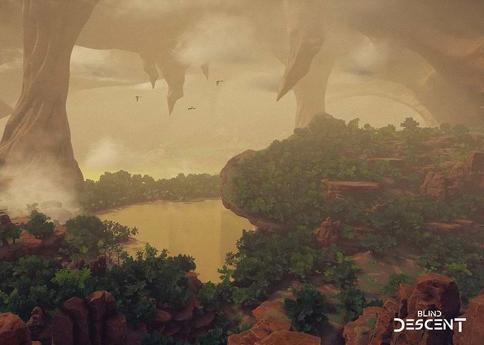 Fantasy Landscape with Floating Islands