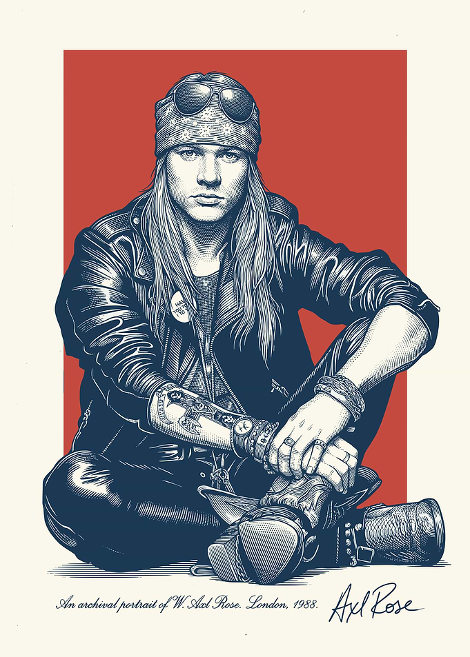 Axl Rose Portrait