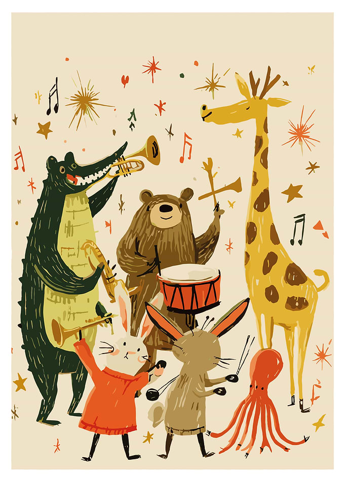 Animals Playing Music
