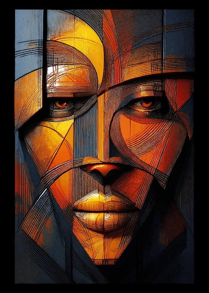 Abstract Portrait of a Face