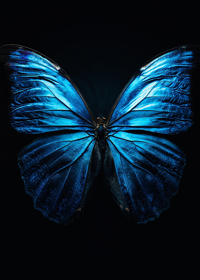 Blue Morpho Butterfly Macro Photography