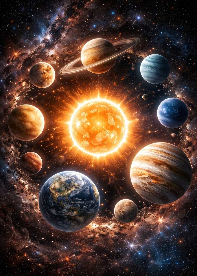 Solar System in Space