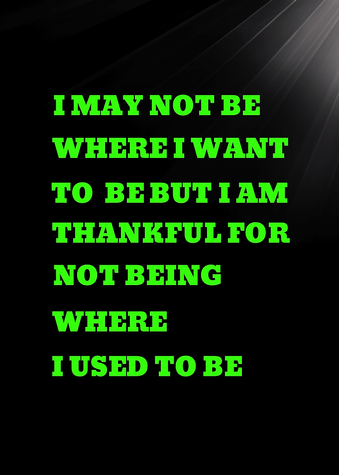Inspirational Quote on Black Background