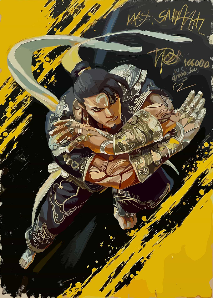 Yasha in Dynamic Pose