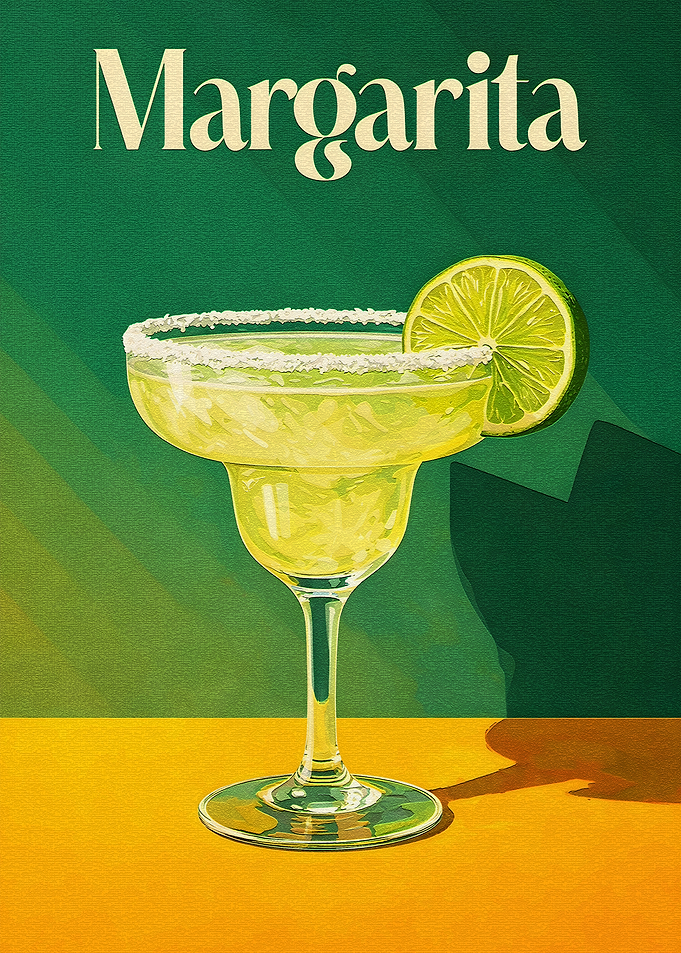Margarita Cocktail Poster