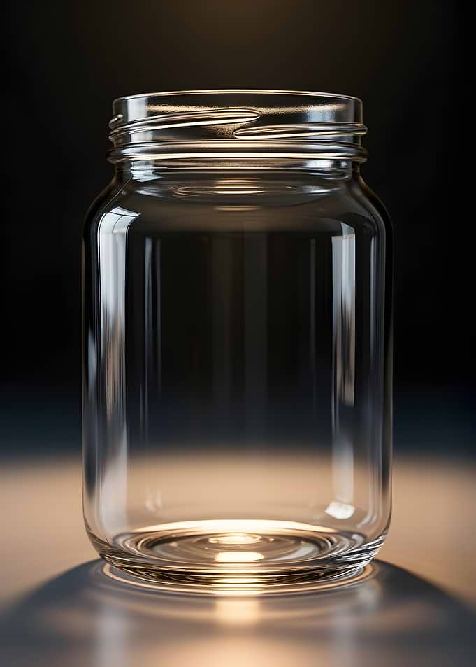 Empty Glass Jar