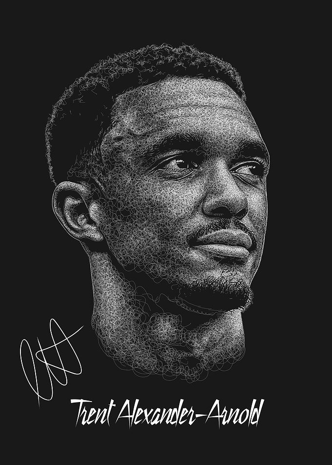 Trent Alexander-Arnold Scribble Art