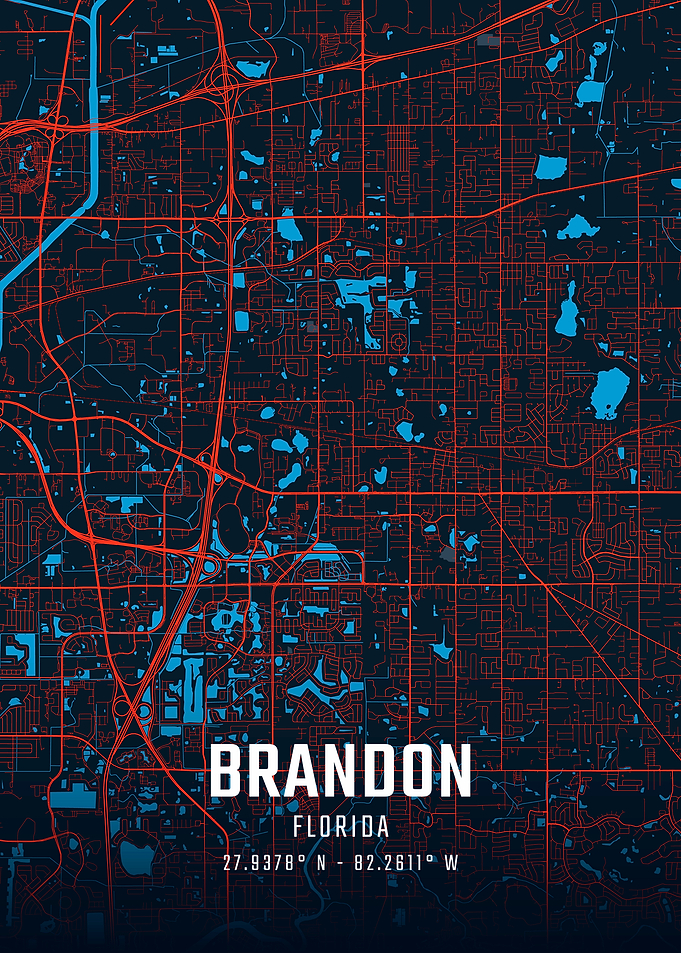 Brandon Florida City Map