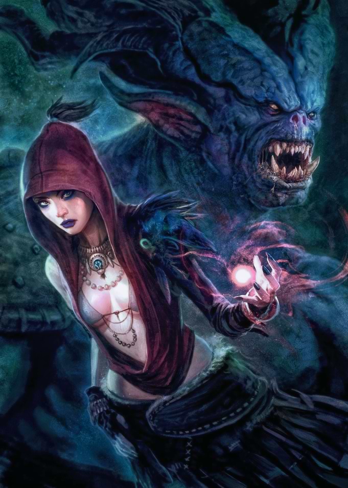 Sorceress and Demon