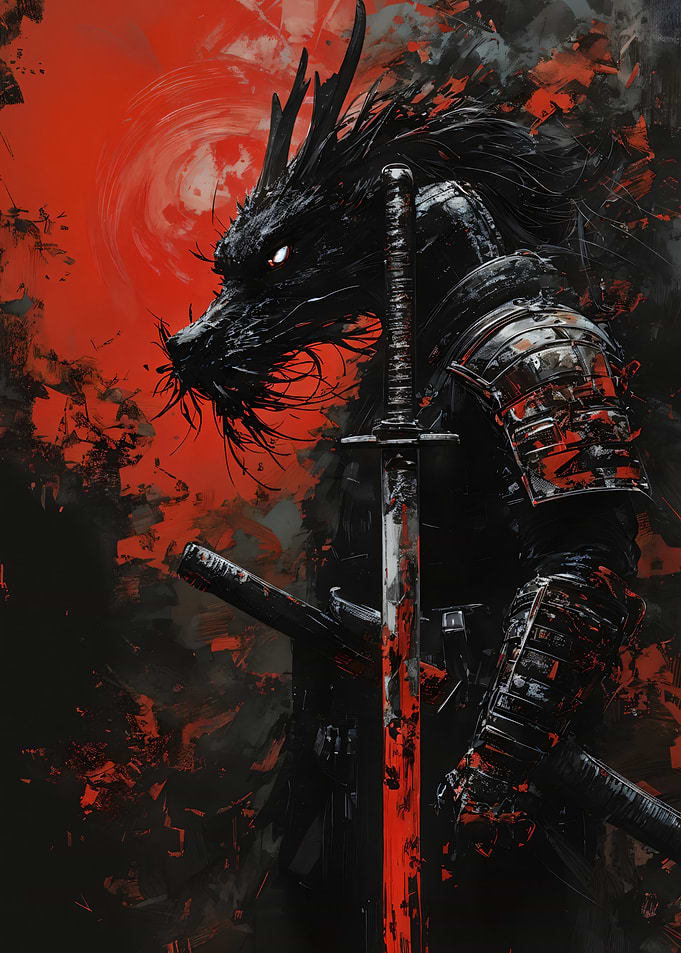 Dragon Samurai Warrior