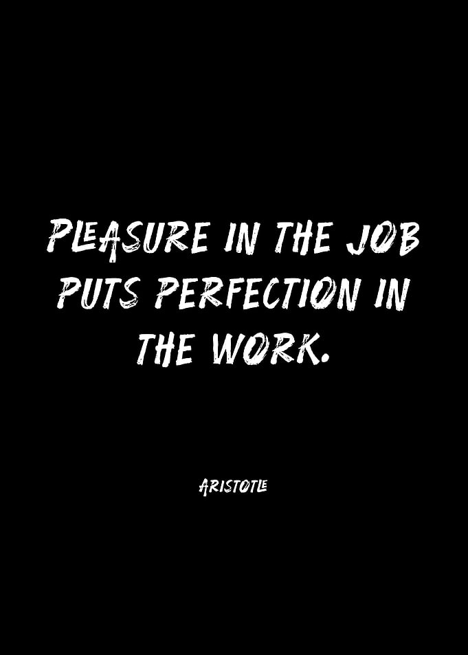 Aristotle Quote on Perfection