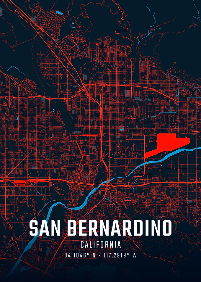 San Bernardino City Map