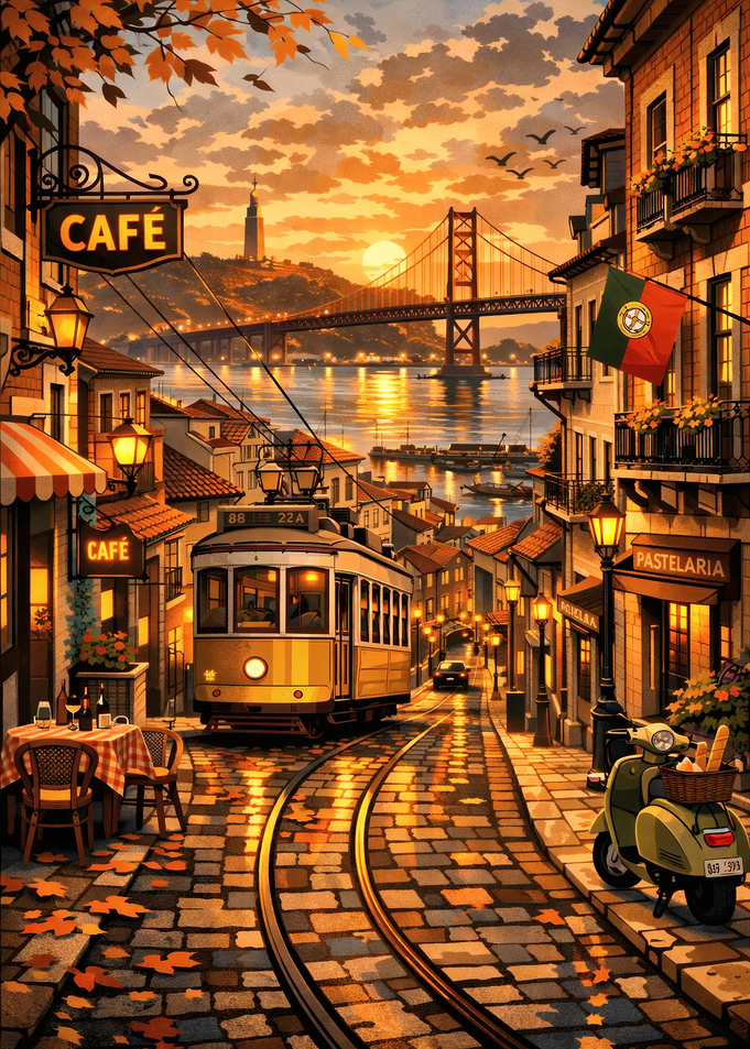 Lisbon at Sunset