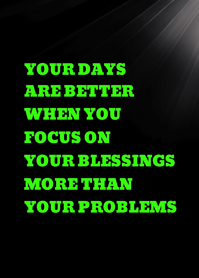 Inspirational Quote on Black Background