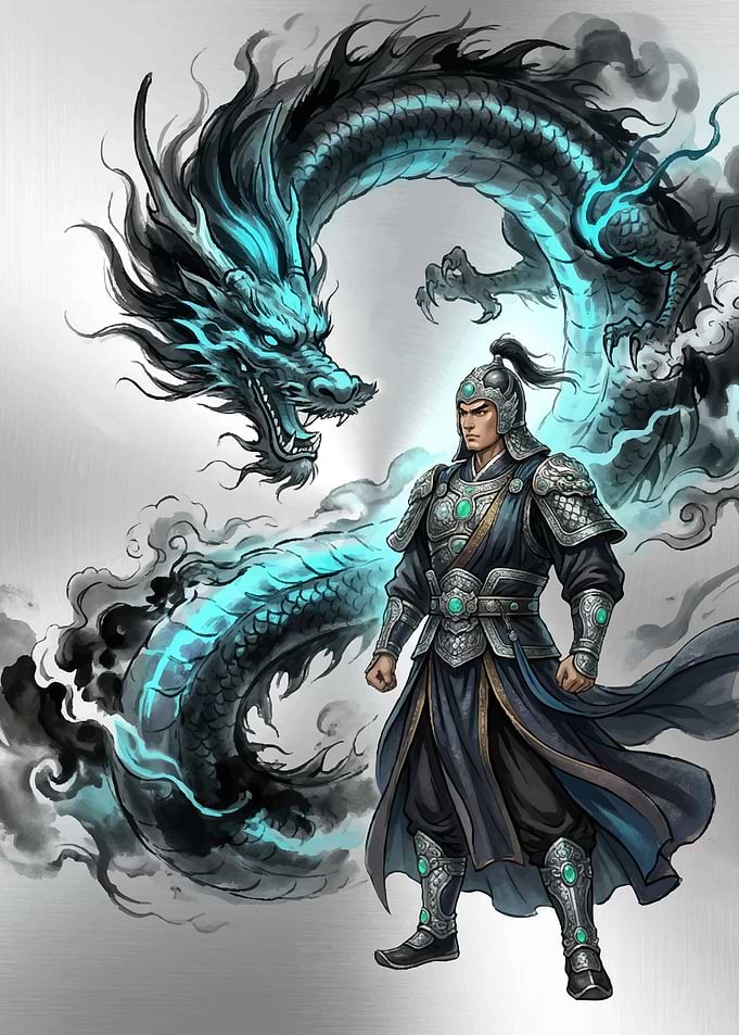 Warrior and Dragon
