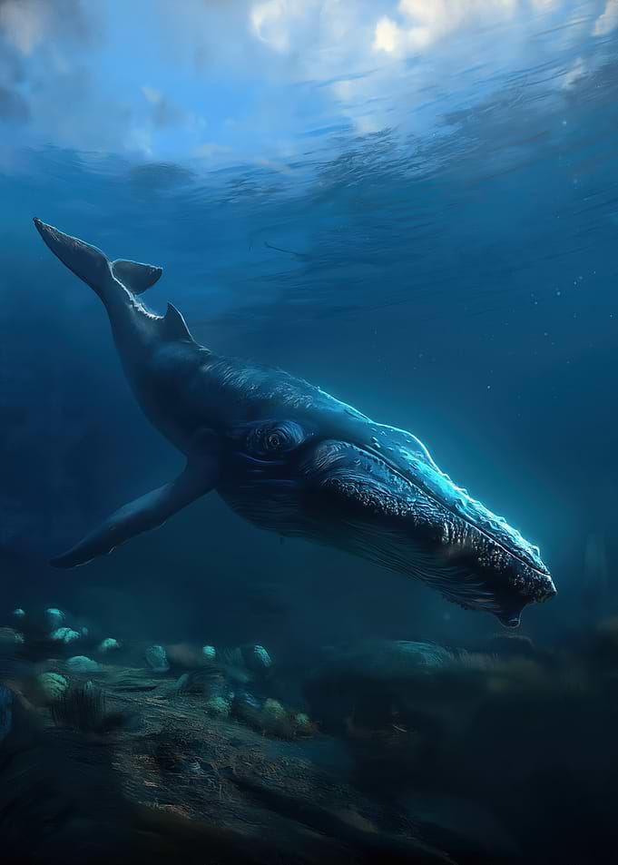 Humpback Whale Underwater