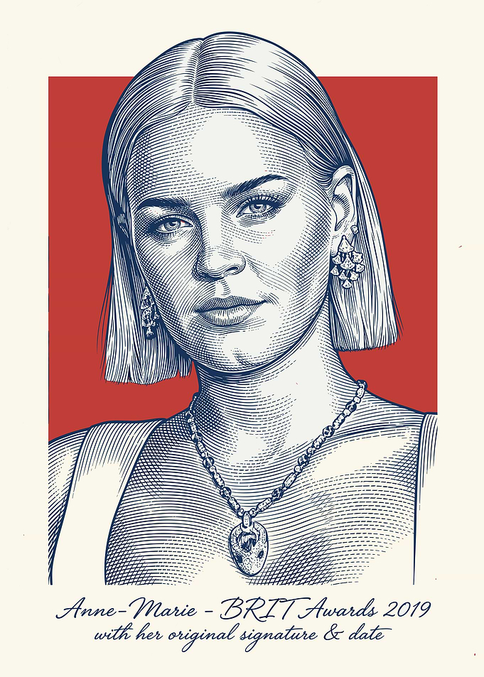 Anne-Marie Brit Awards 2019 Portrait