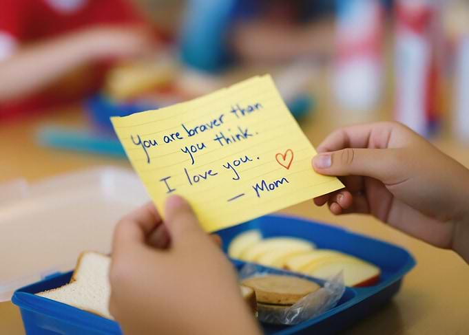 Child's Lunchbox Note from Mom