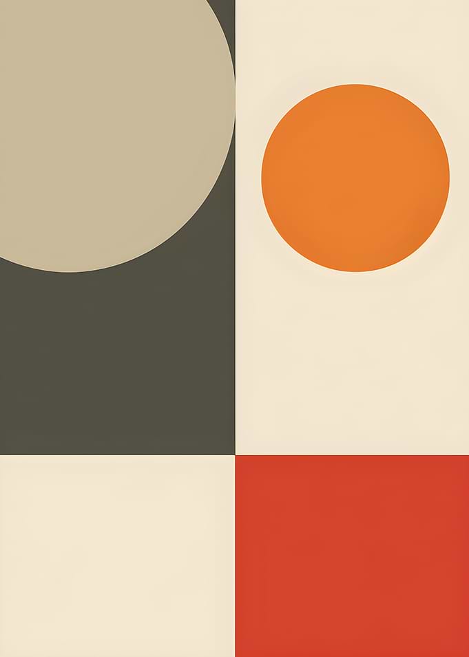 Abstract Geometric Composition with Circles