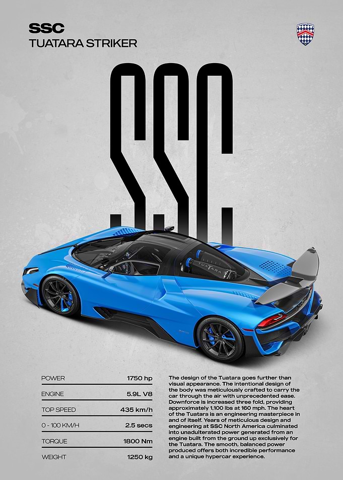 SSC Tuatara Striker Hypercar