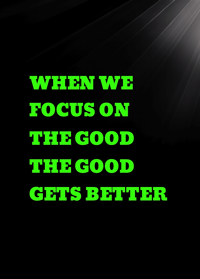 Inspirational Quote on Black Background