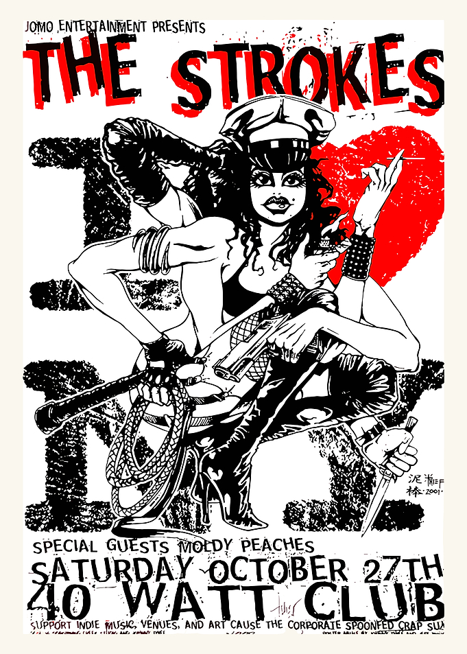 The Strokes Band Poster