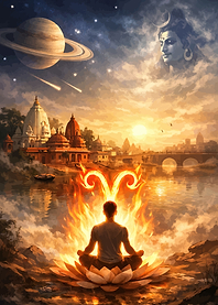 Spiritual Meditation with Cosmic Elements